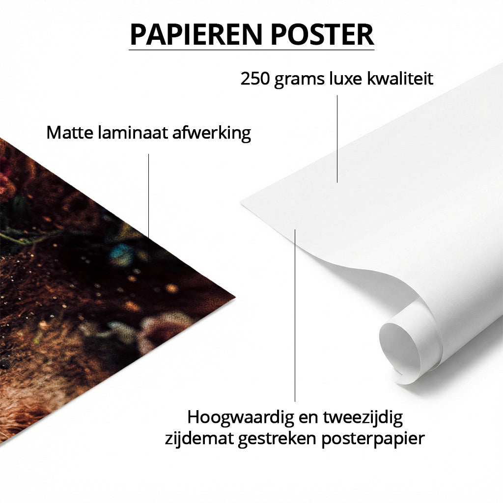 Floral Lion Portrait