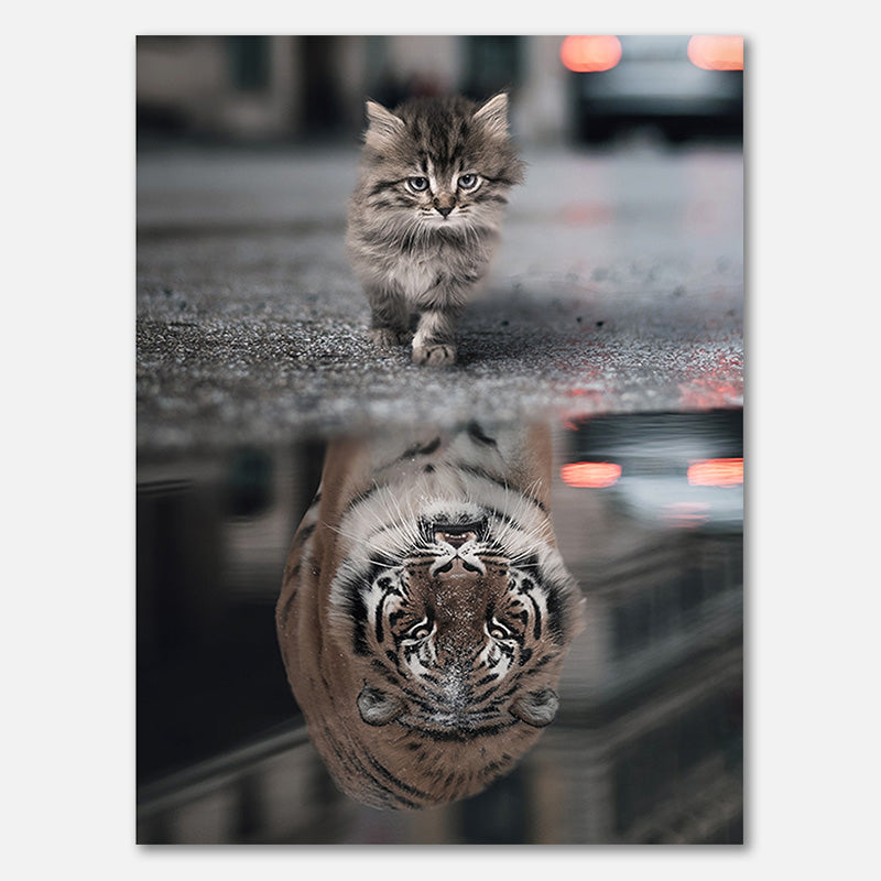 Katze Tiger Denkweise