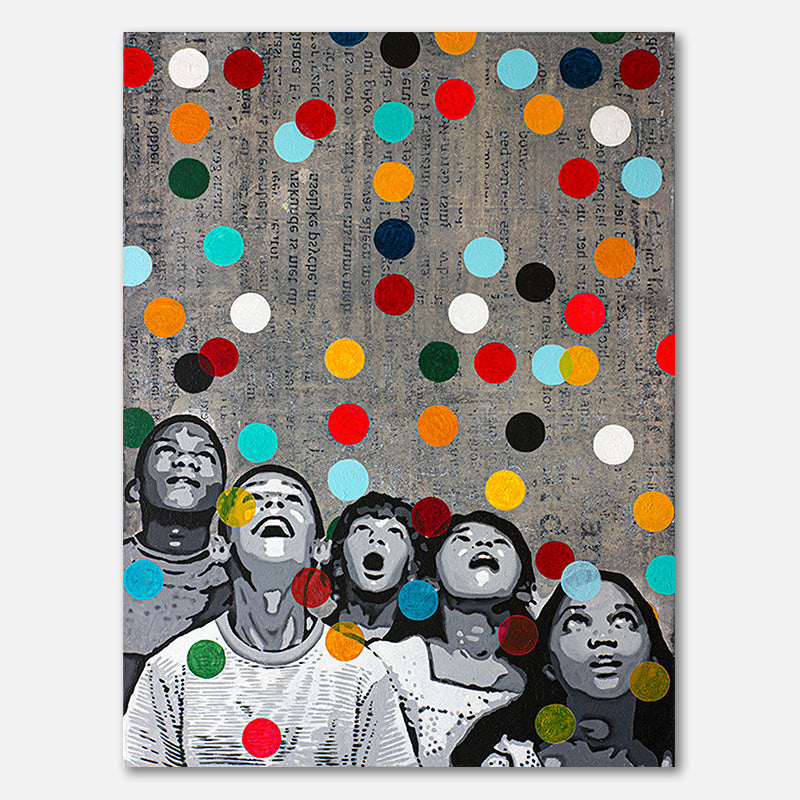 Wenn Regentropfen farbig wären