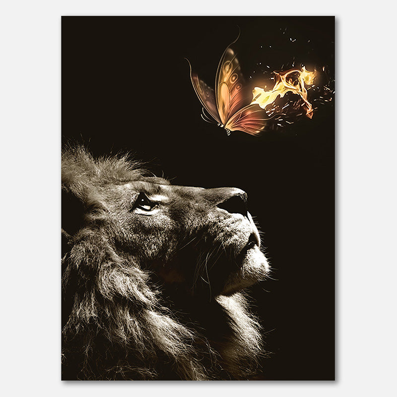 Lion Burning Butterfly