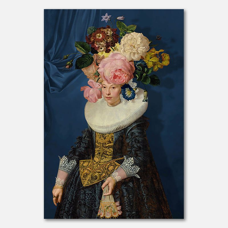 Portrait of a Woman – Royal Blue