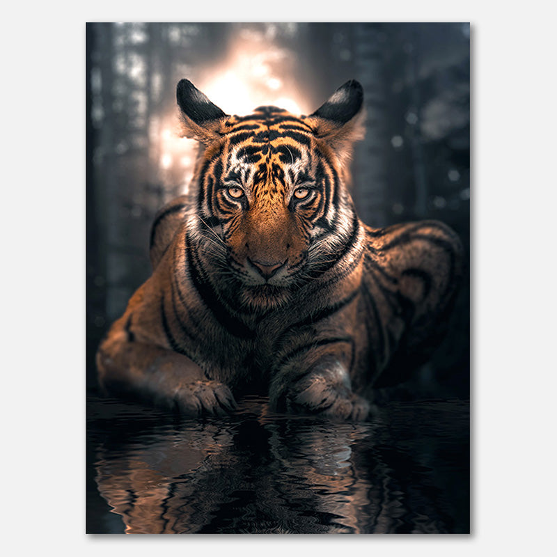 Tiger bei Nacht