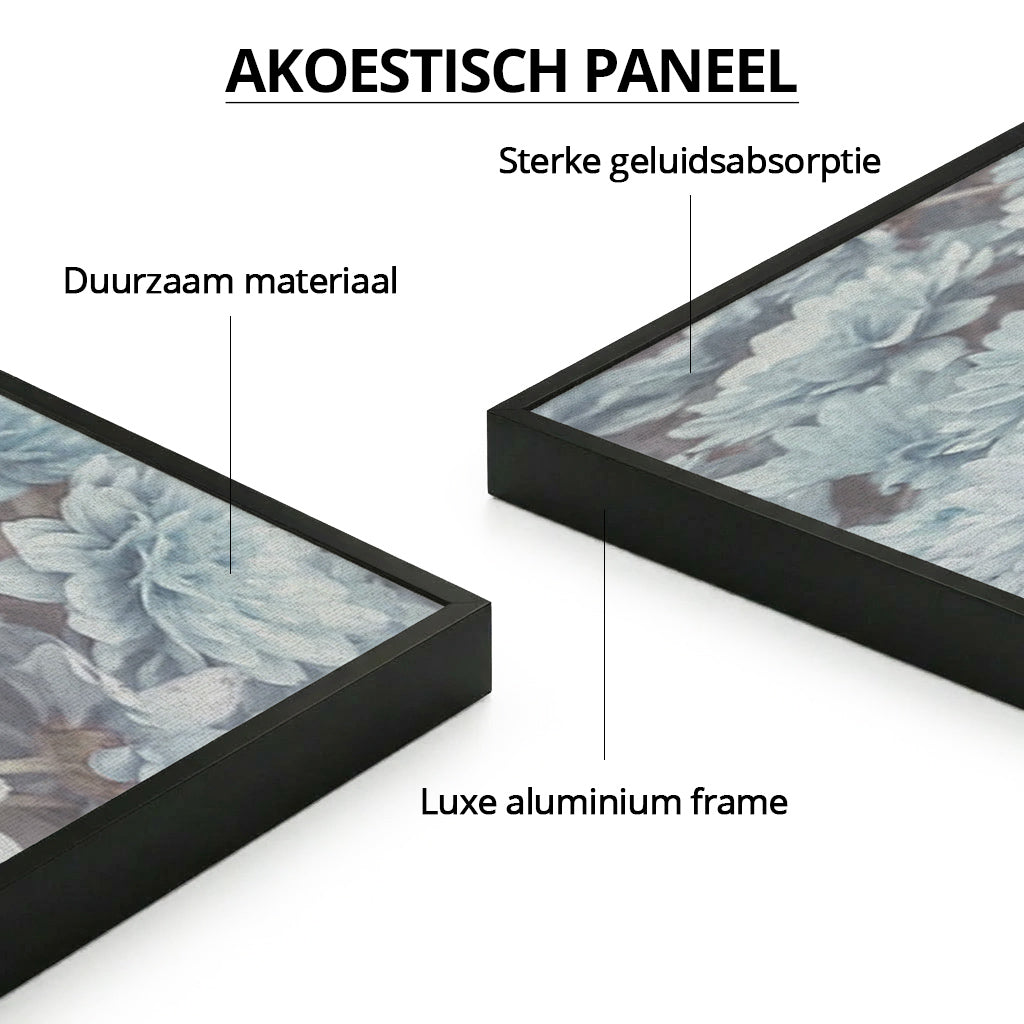 Birth Poster Lion Blue