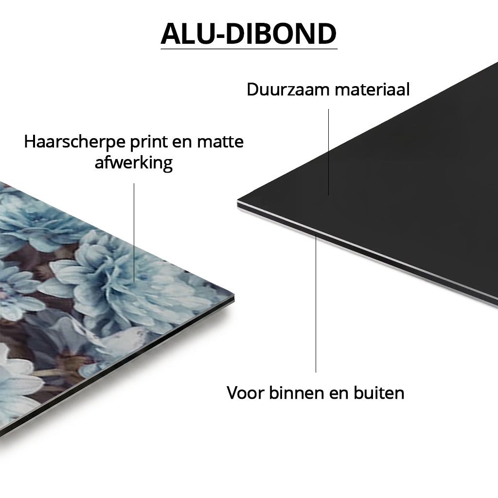 Birth Poster Lion Blue