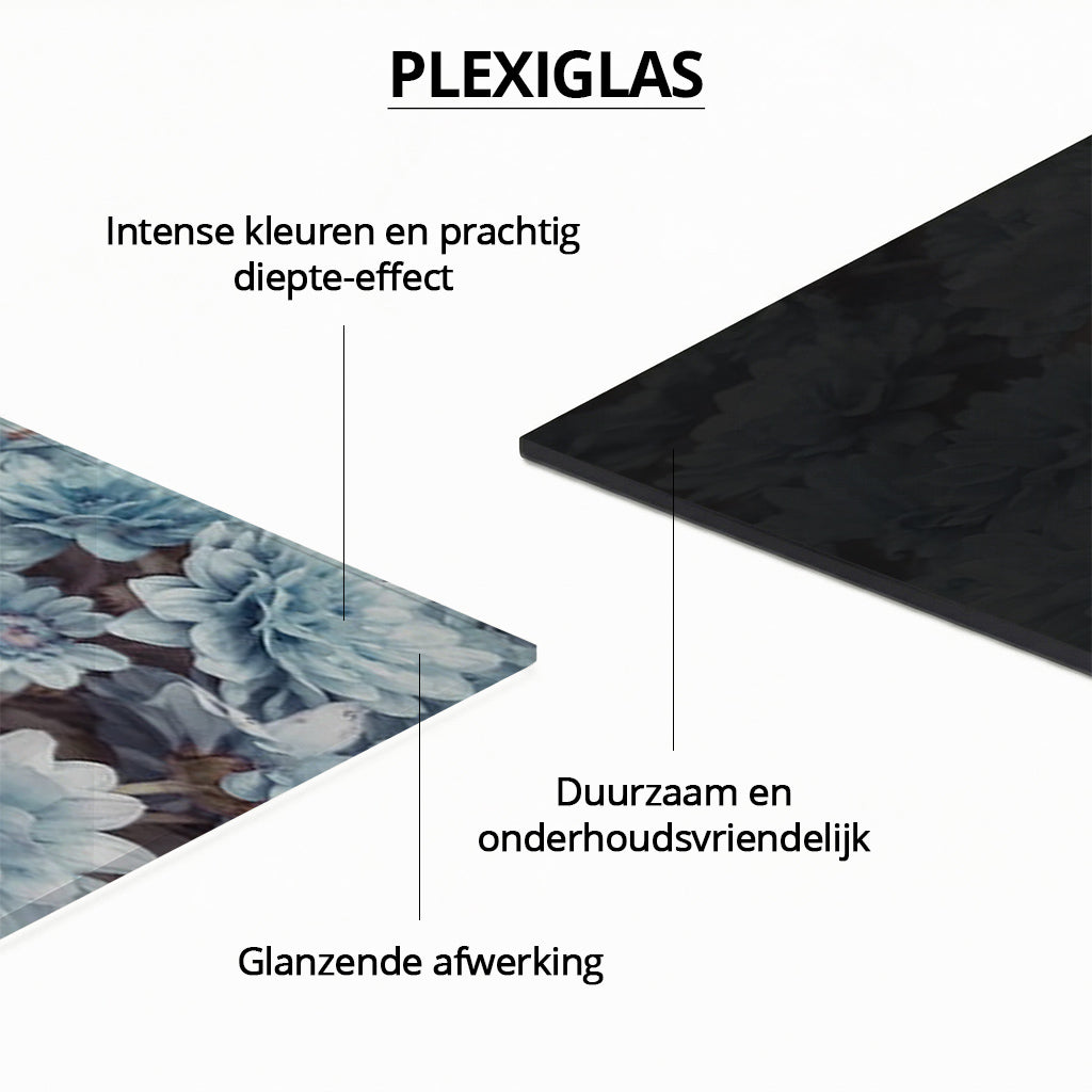 Birth Poster Lion Blue