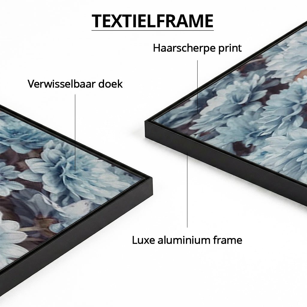 Birth Poster Lion Blue