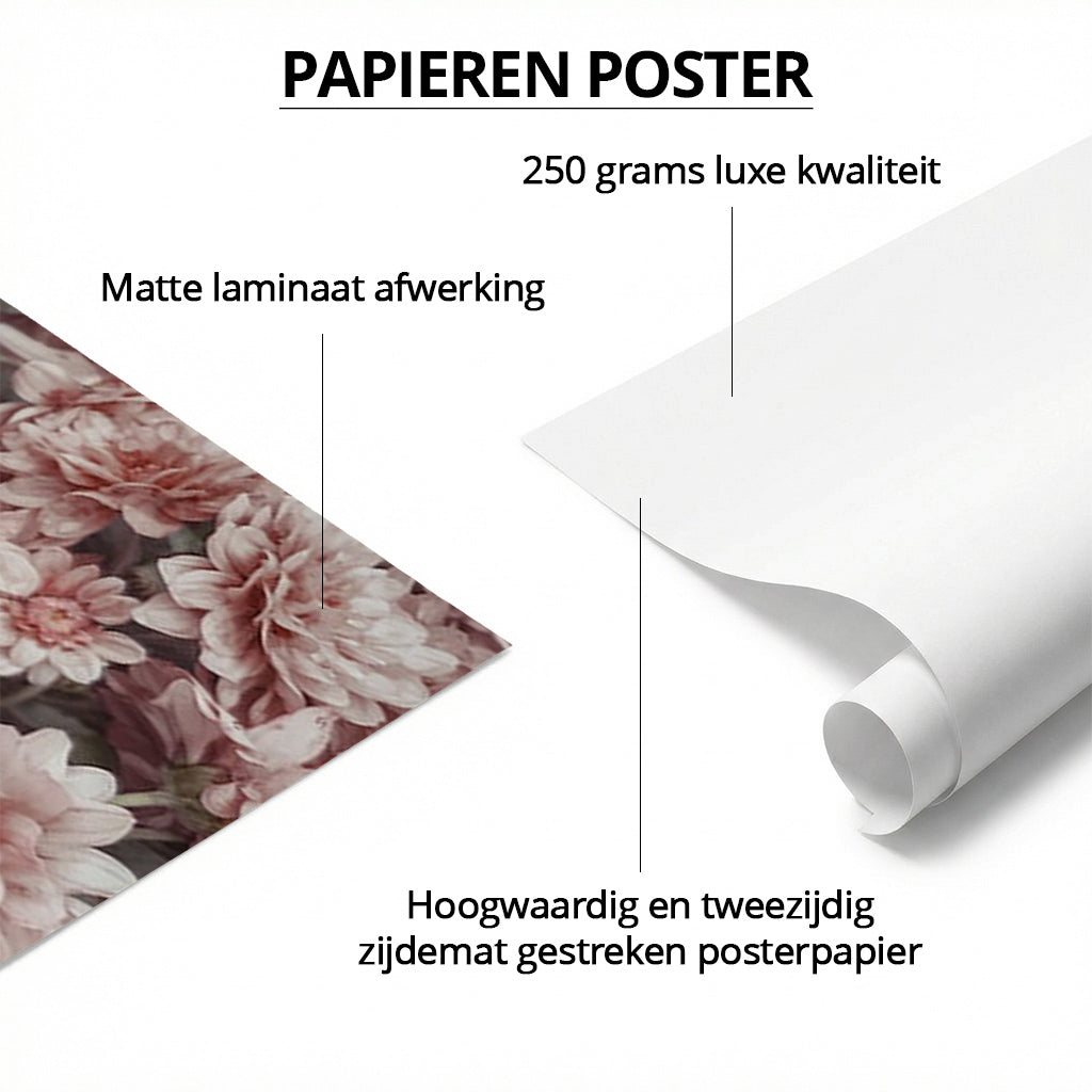 Birth Poster Lion Red