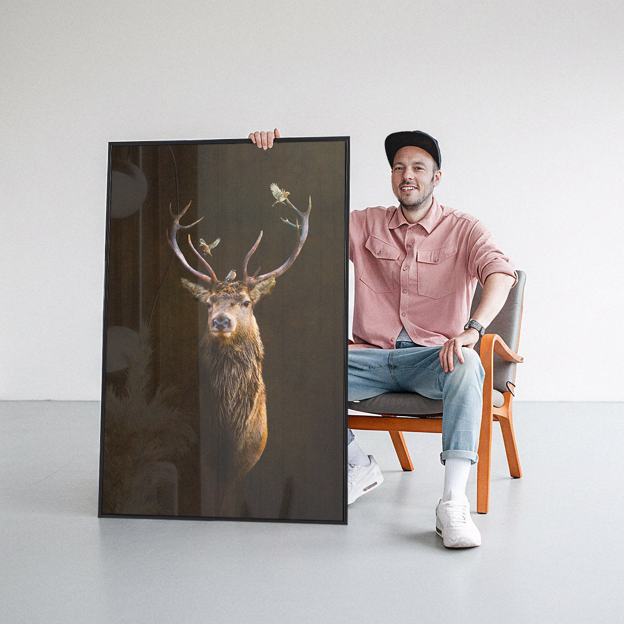 Deer with Birds EU