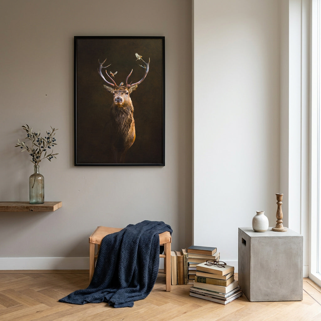 Deer with Birds EU