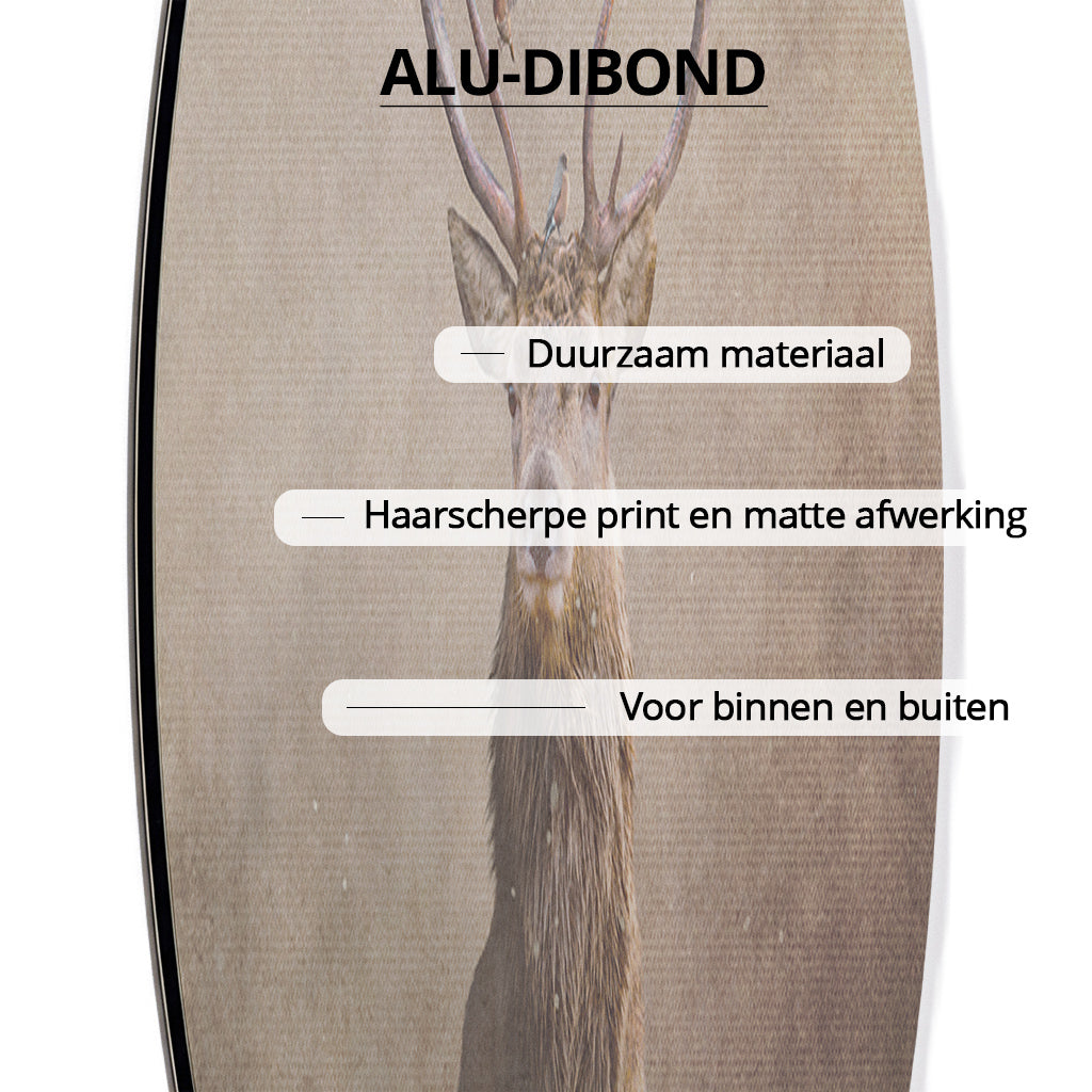 Deer with Birds Light RND