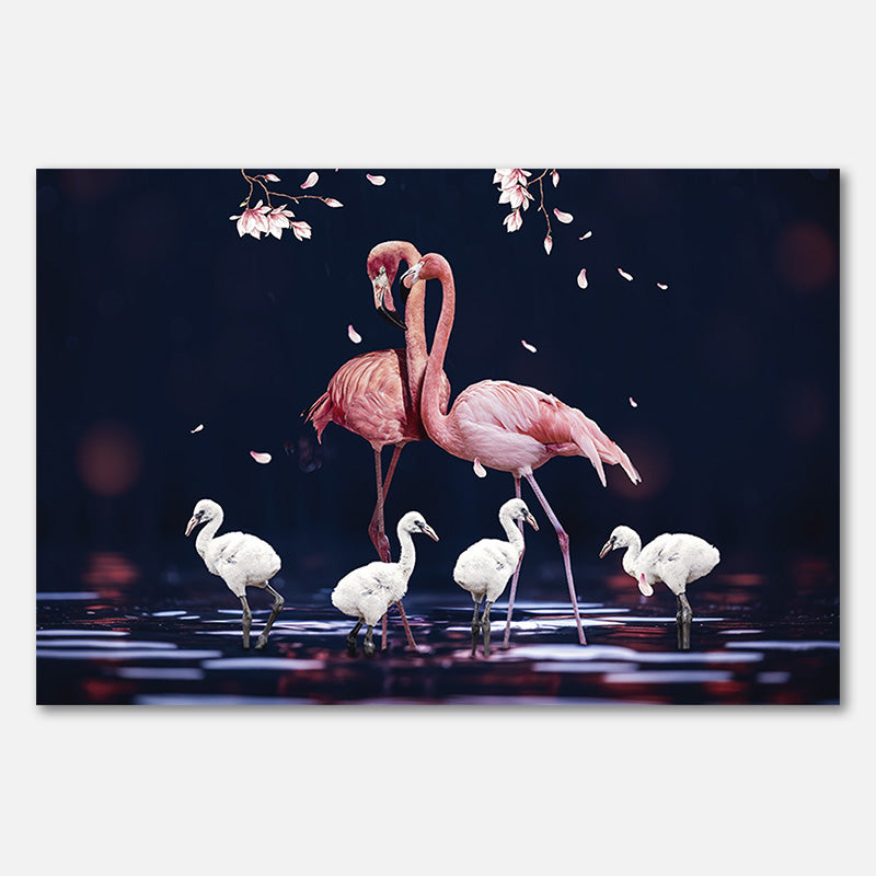 Flamingo Familie