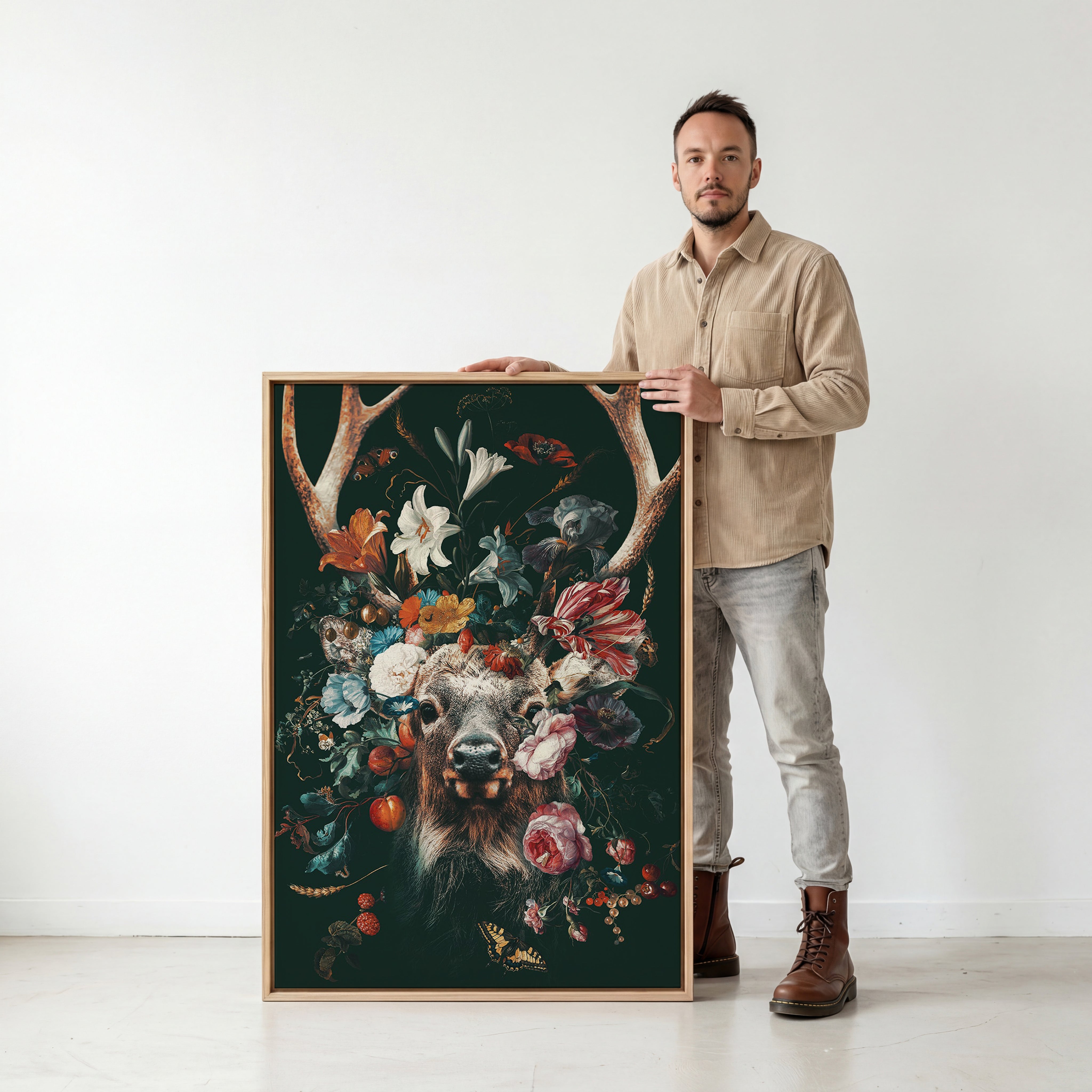 Floral Deer EU