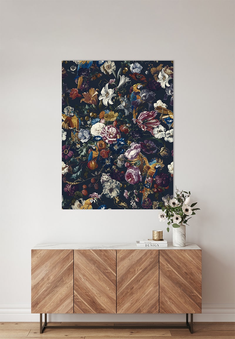 Flowers and Parrots #1