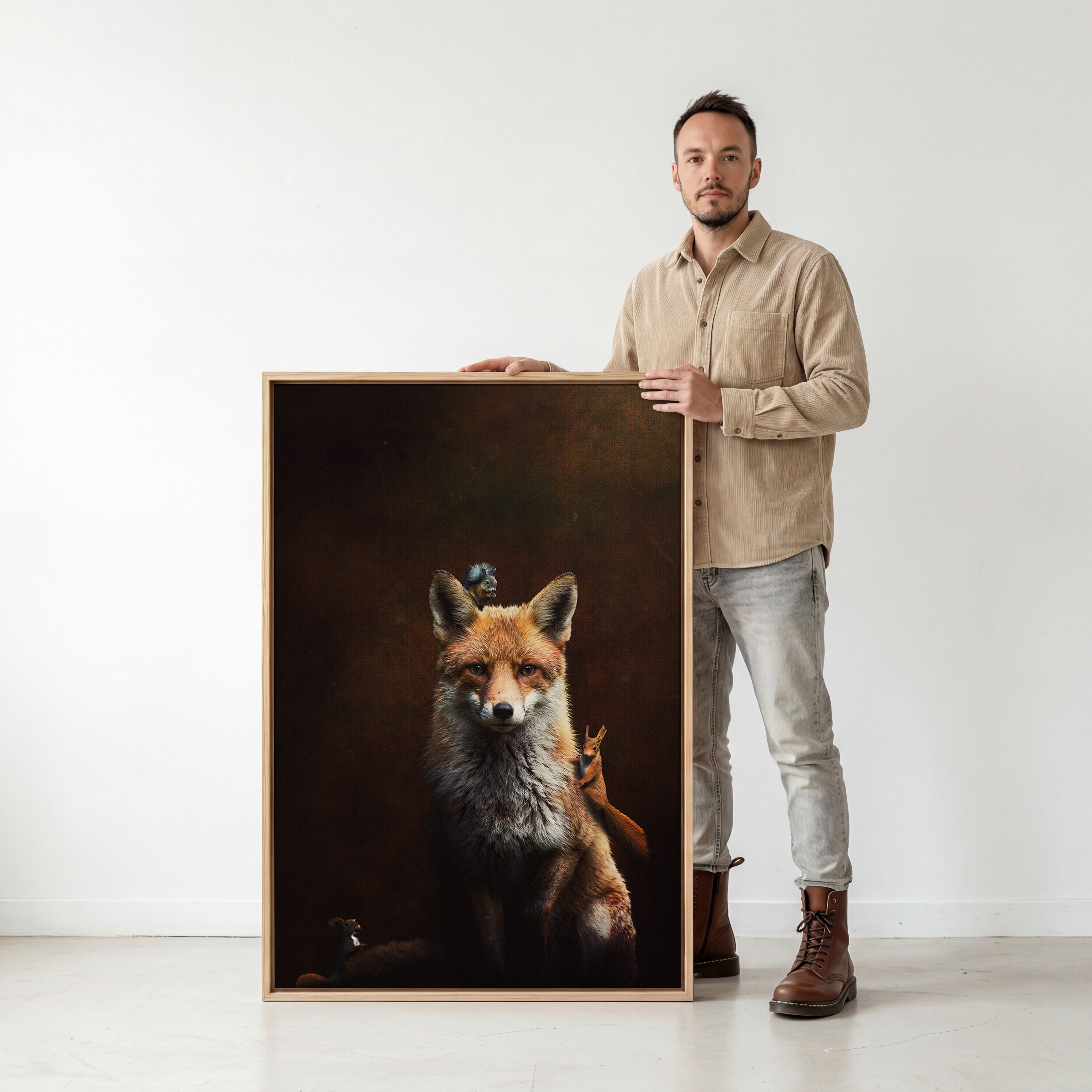 Fox with Squirrels EU