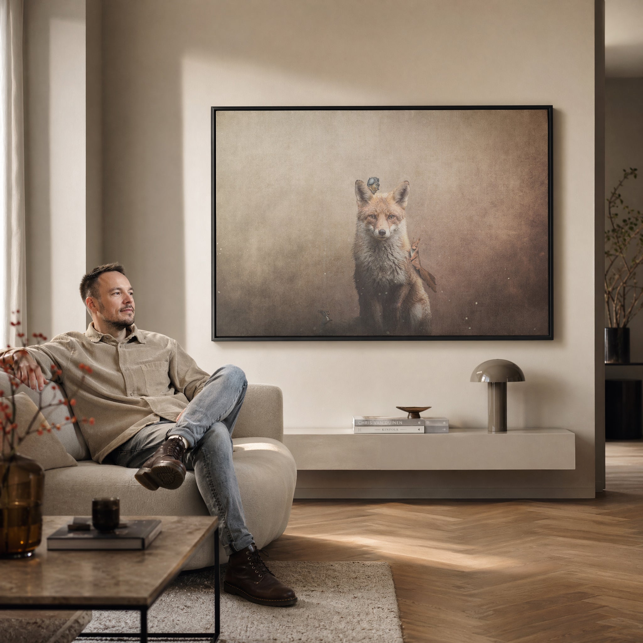 Fox with Squirrels Light LS EU