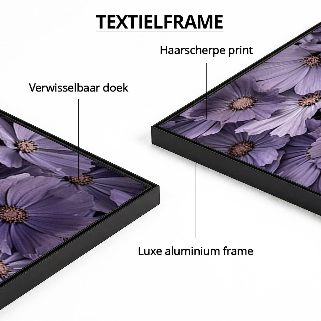 Geburtsplakat Kätzchen Lila