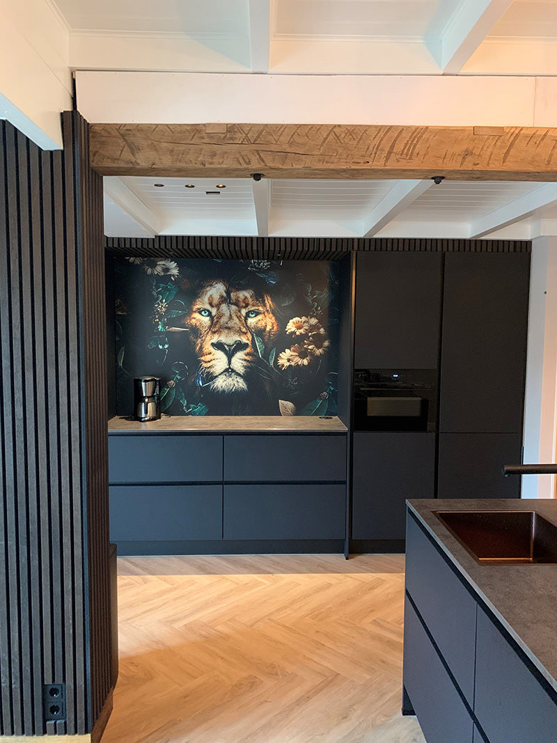 Lion Kitchen Backsplash