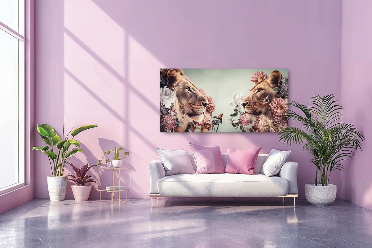 Lion and Lioness Duet #2 PAN