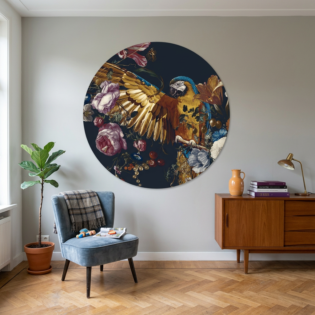 Floral Parrot RND