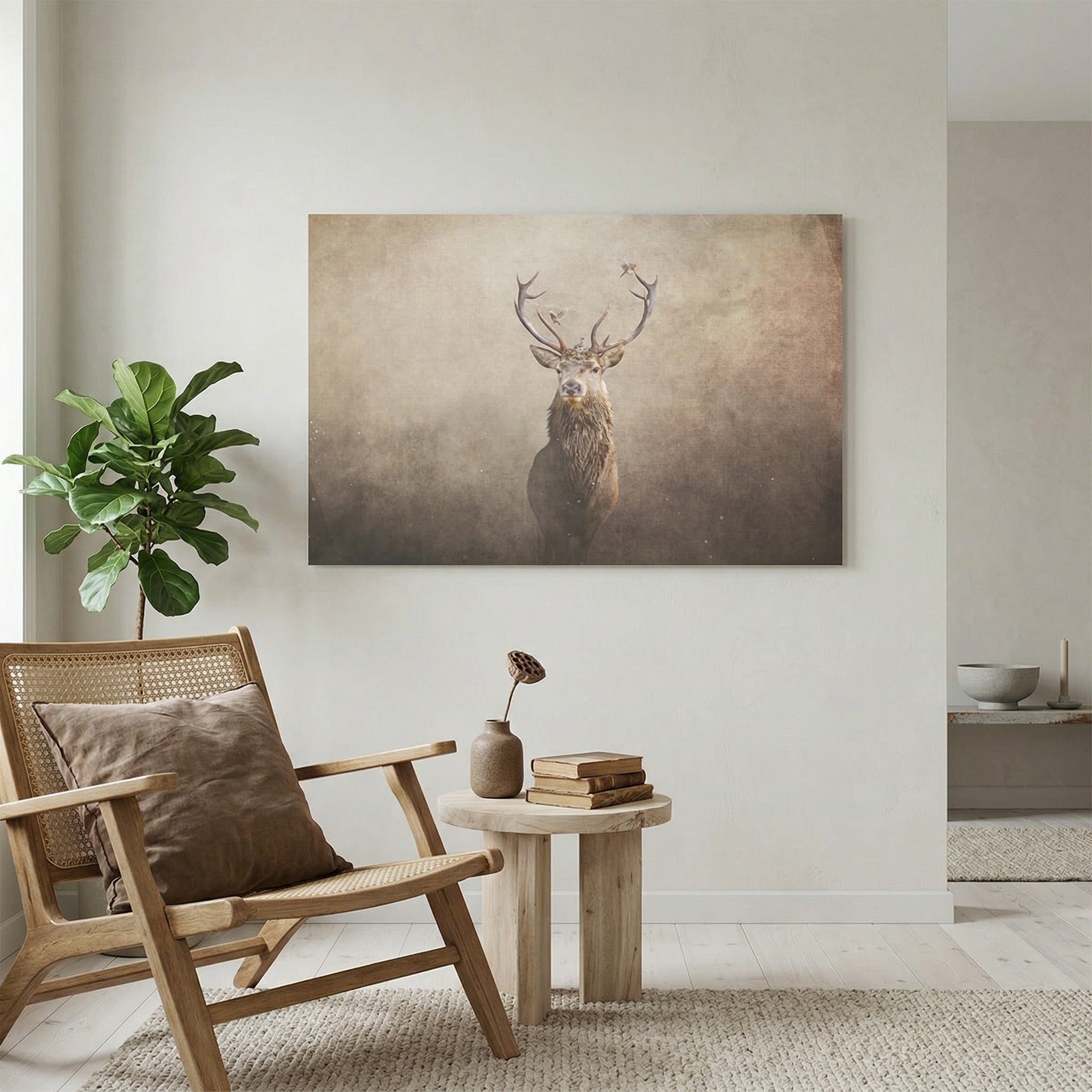 Deer with Birds Light LS