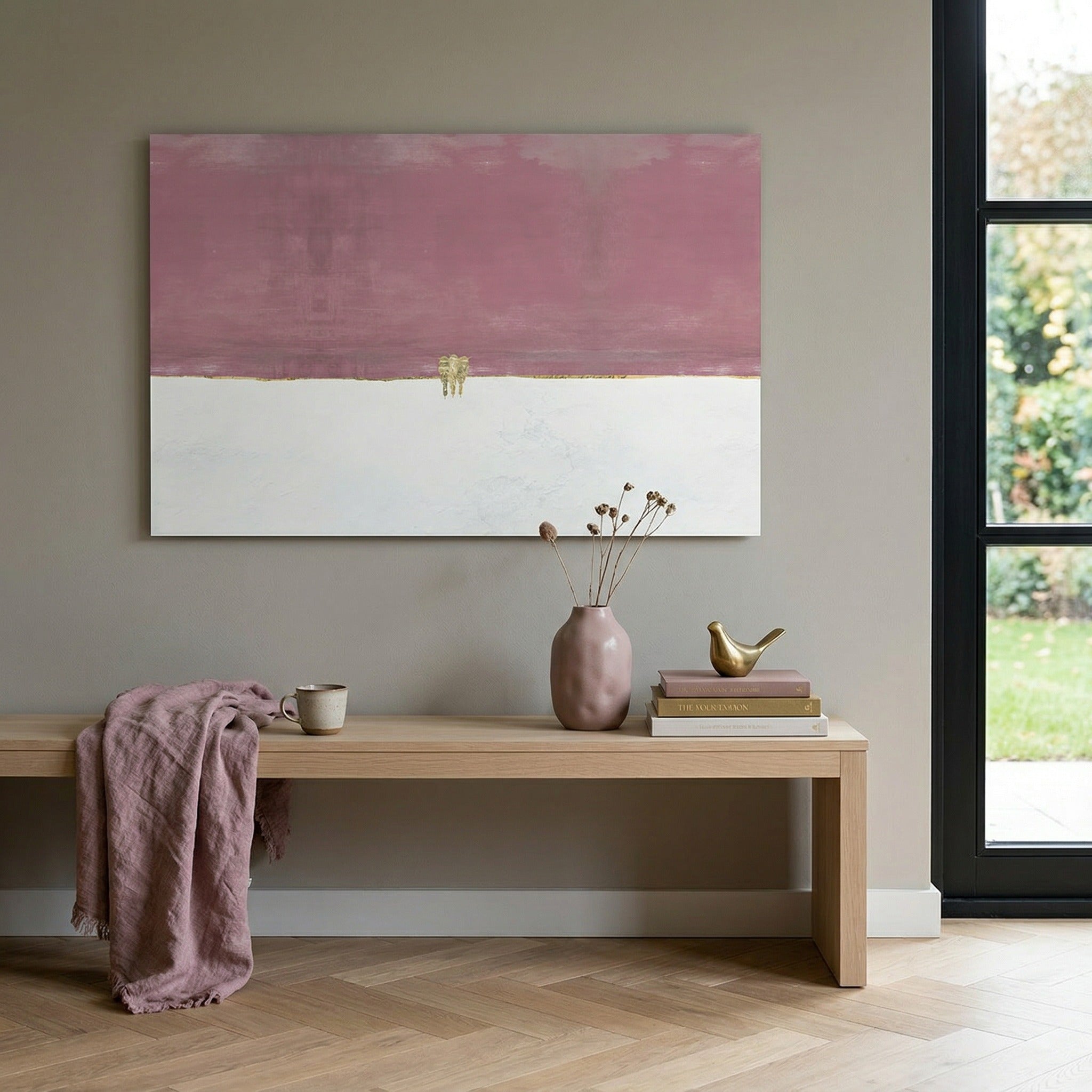 Three Little Birds Soft Pink LS