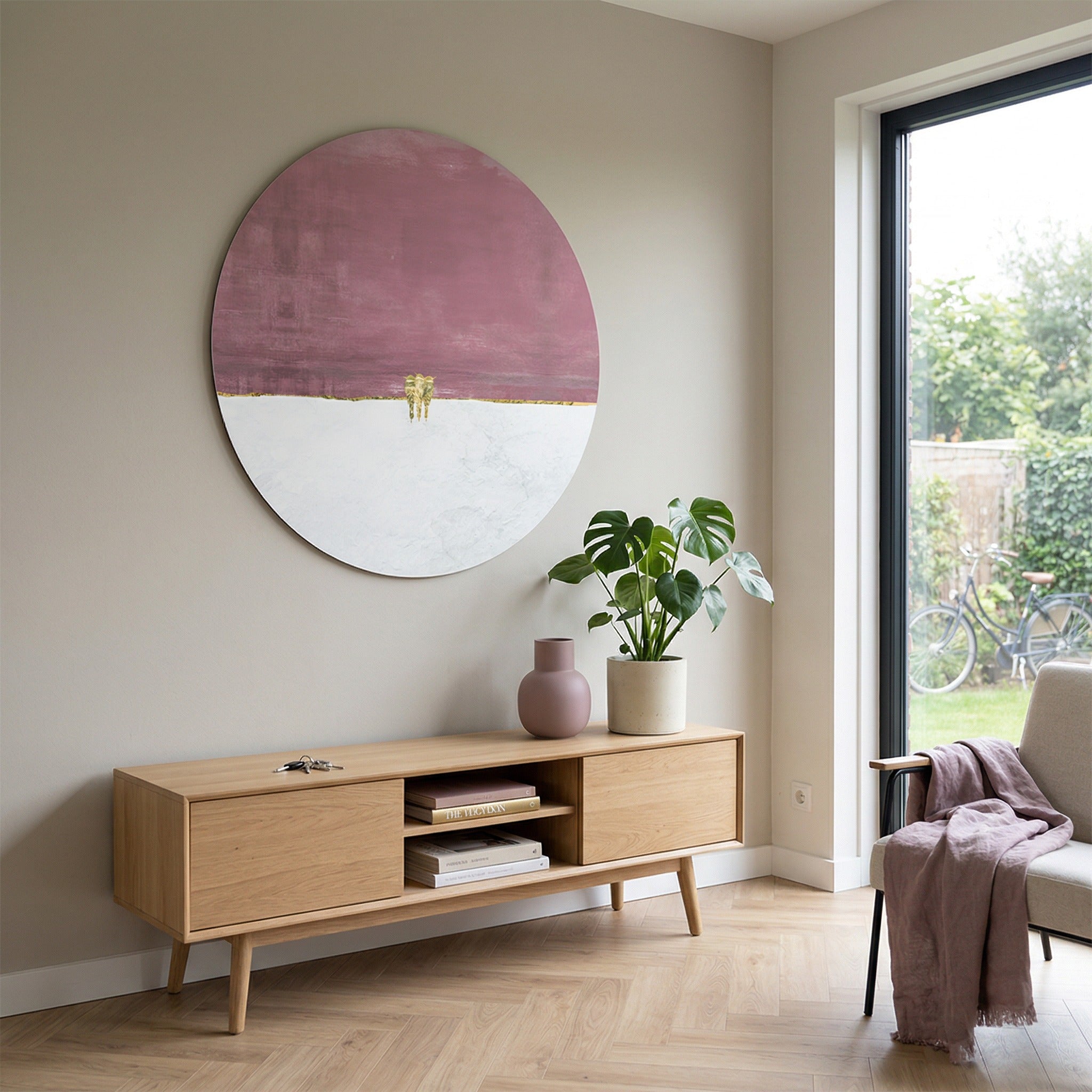 Three Little Birds Soft Pink RND