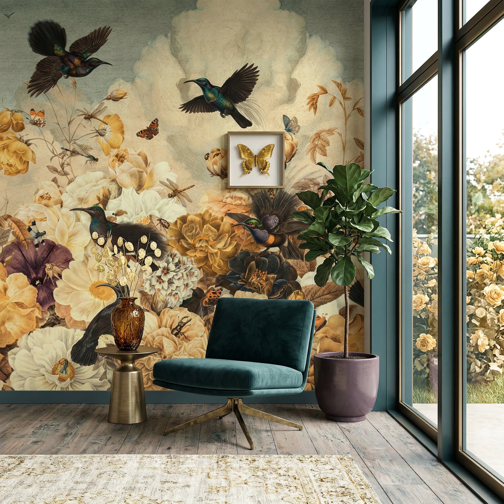 Golden Paradise Wallpaper