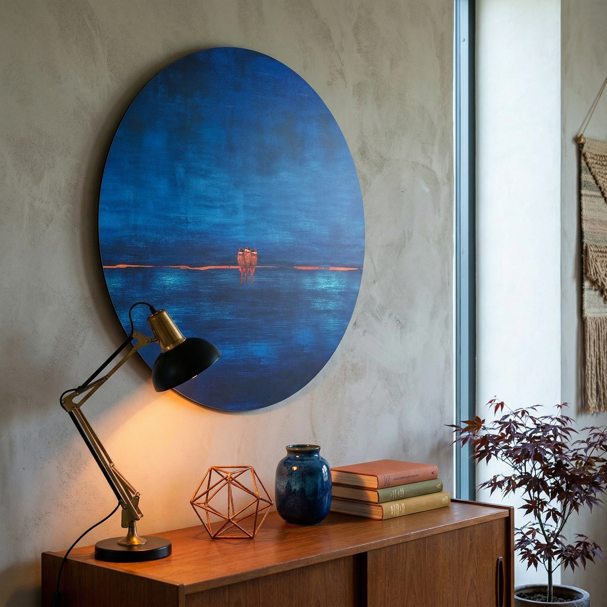 Three Little Birds Deep Blue RND