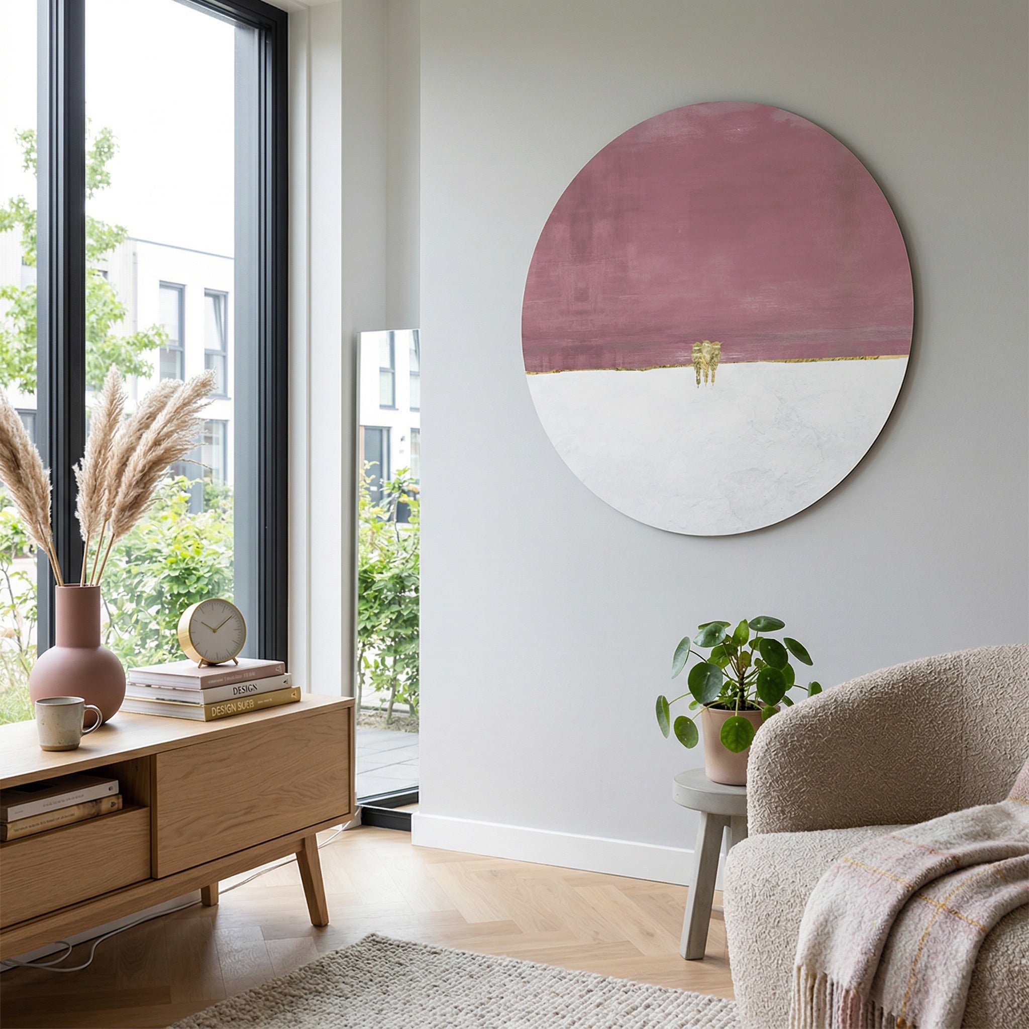 Three Little Birds Soft Pink RND