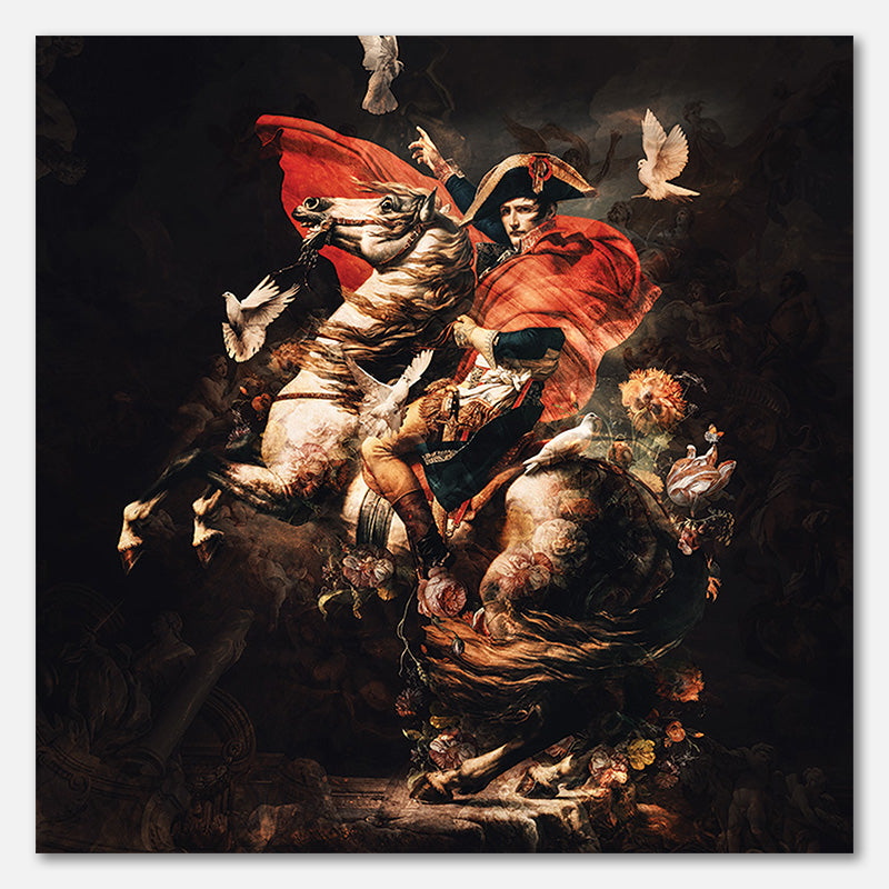 Napoleon überquert die Alpen