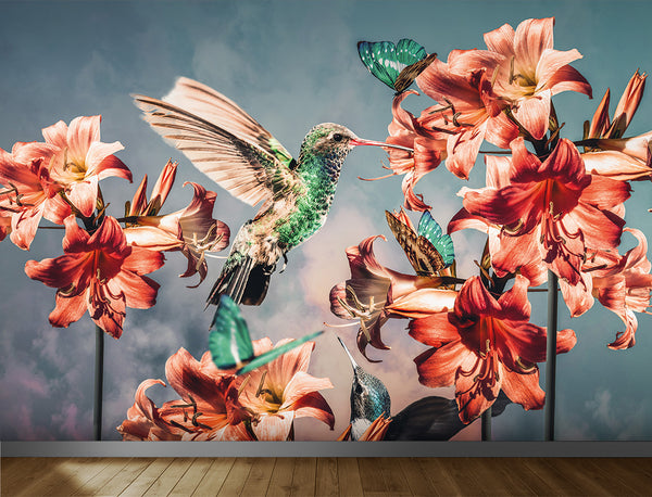 Kolibris-Hintergrundbild