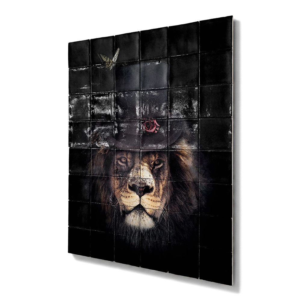 Tegel Tableau Classy Lion