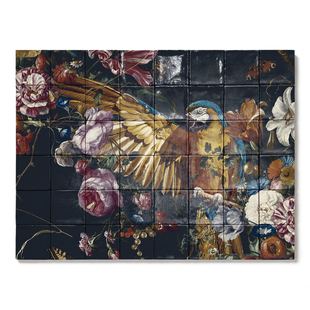 Tegel Tableau Floral Parrot LS