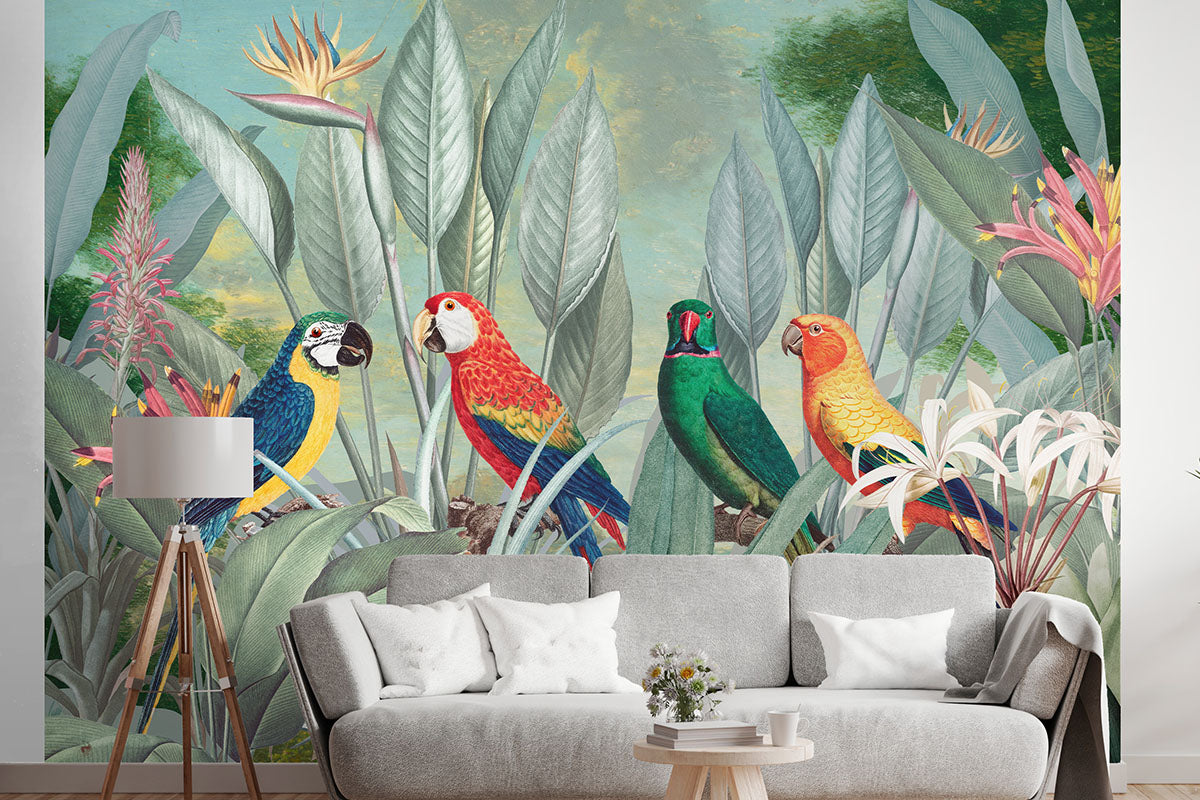 Birds in Paradise Wallpaper