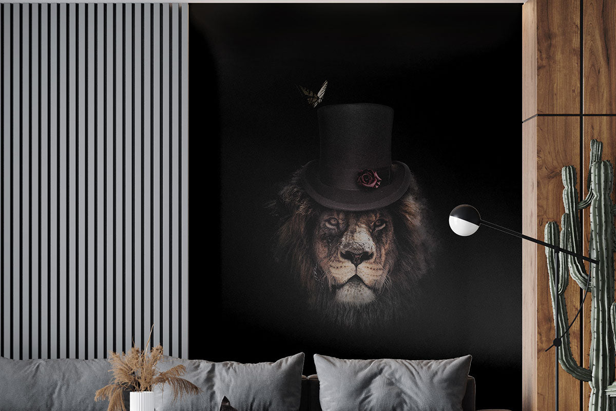 Classy Lion Wallpaper