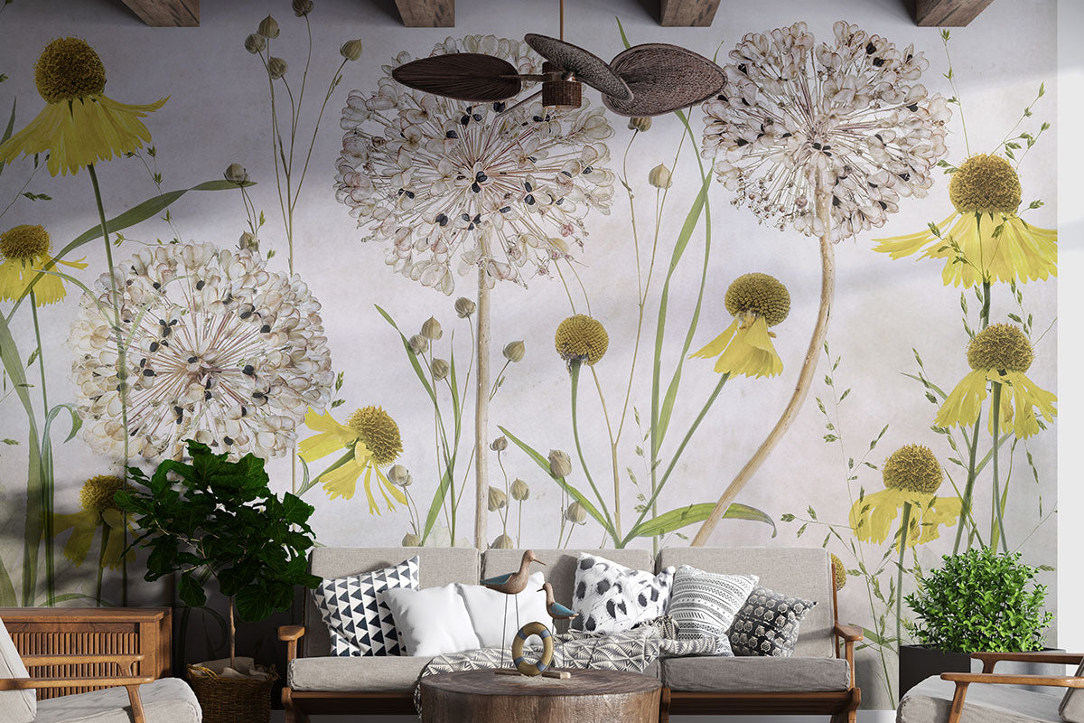 Alliums and heleniums