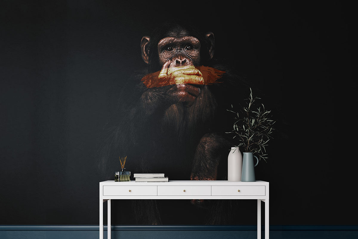 Monkey Speak No Evil Wallpaper
