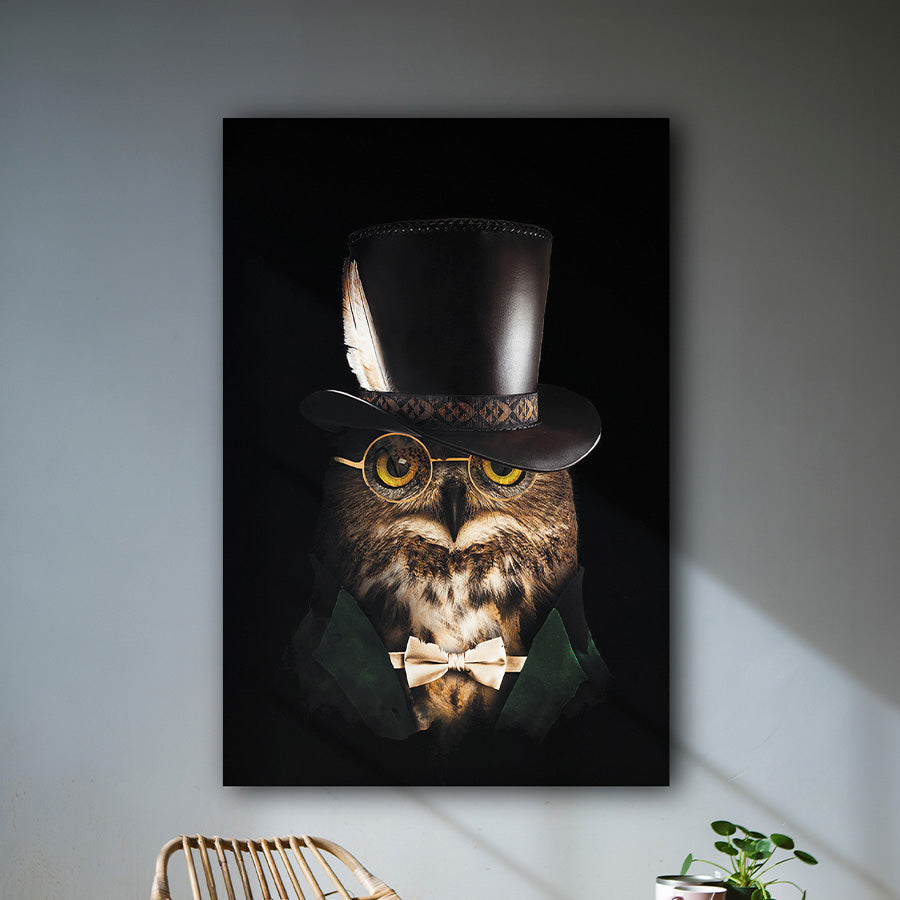 Classy Owl PosterJunkie