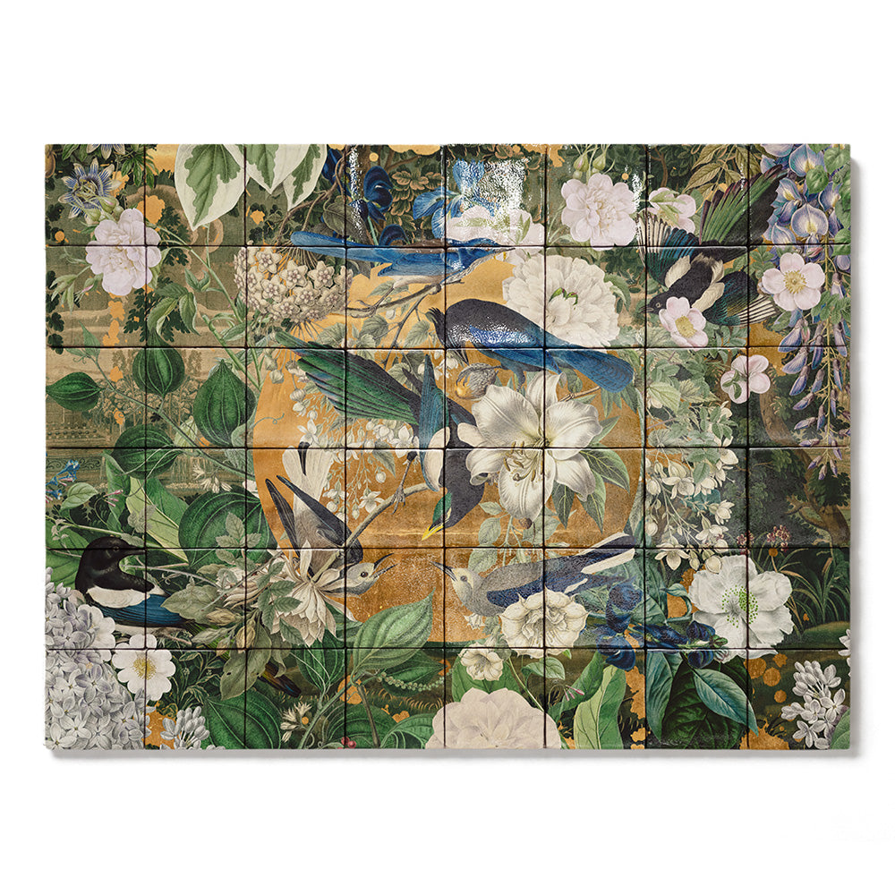 Tegel Tableau Garden of Birds LS