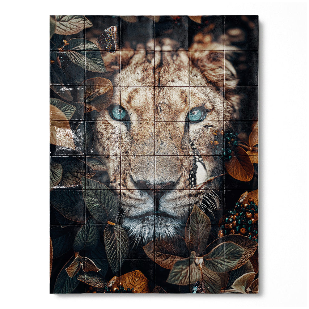Tegel Tableau Lioness