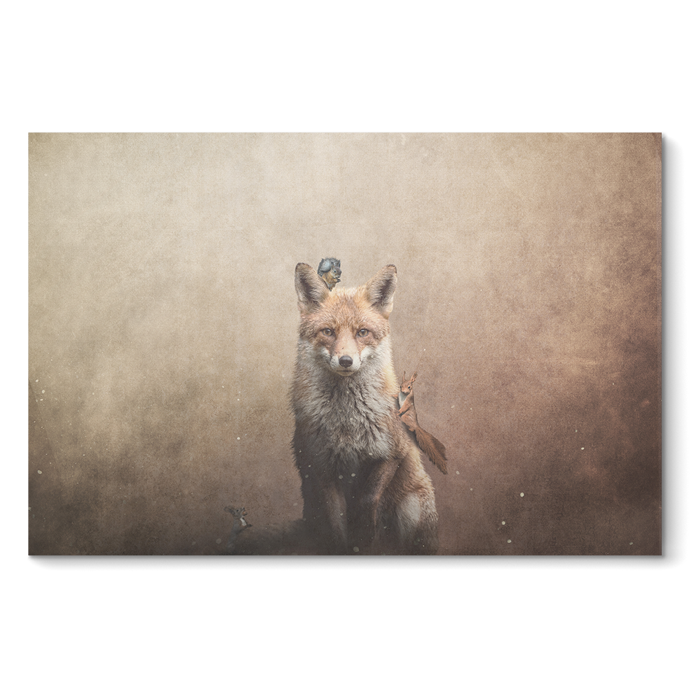 Fox with Squirrels Light LS