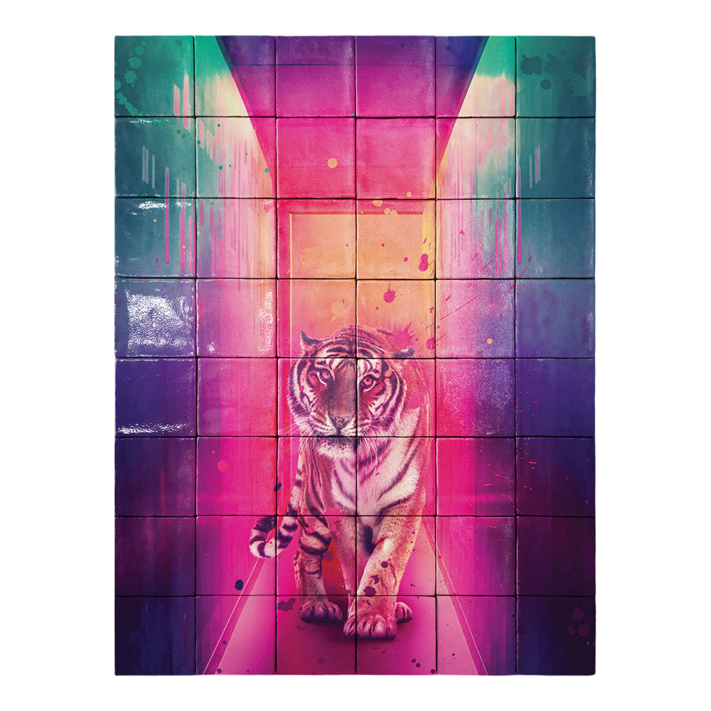 Tegel Tableau Neon Tiger