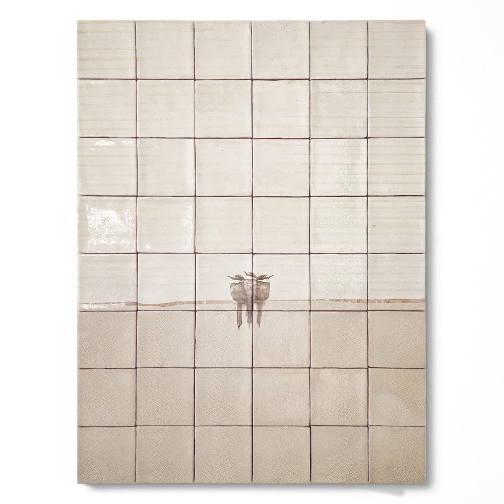 Tegel Tableau Three Little Birds Sand