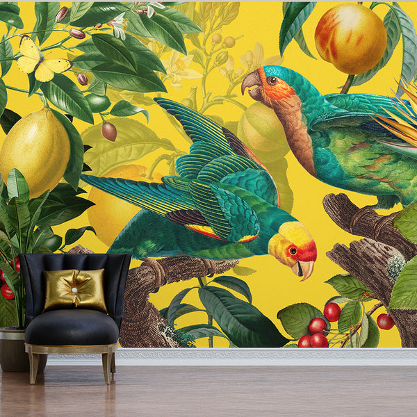 Yellow Tropics Wallpaper