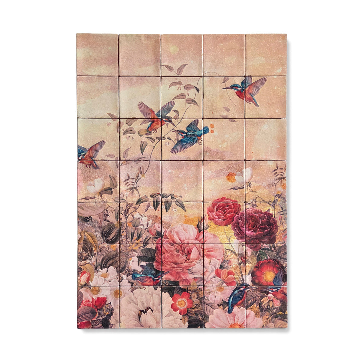 Originals - World of Kingfishers - Tegel Tableau - 50 x 70 cm