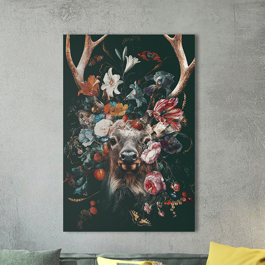 Floral Deer