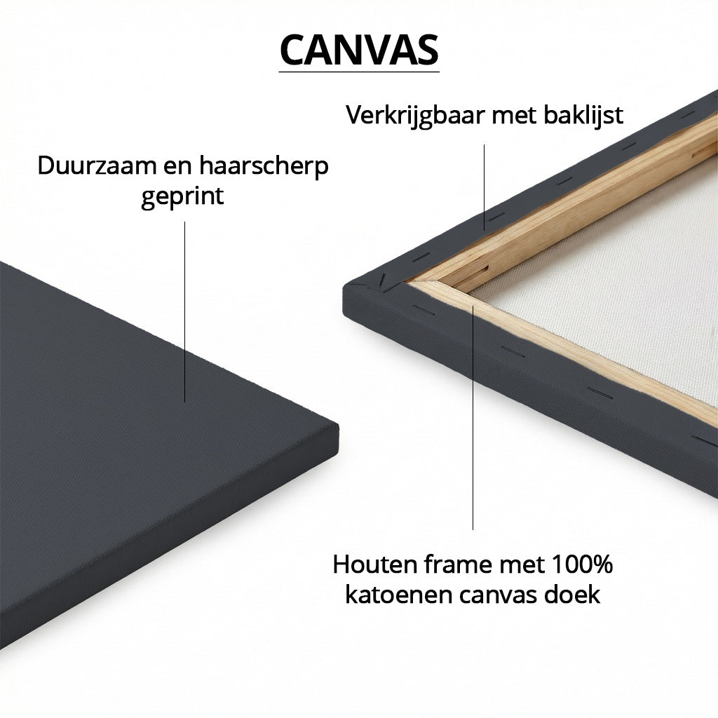 Birth Poster Stork Blue