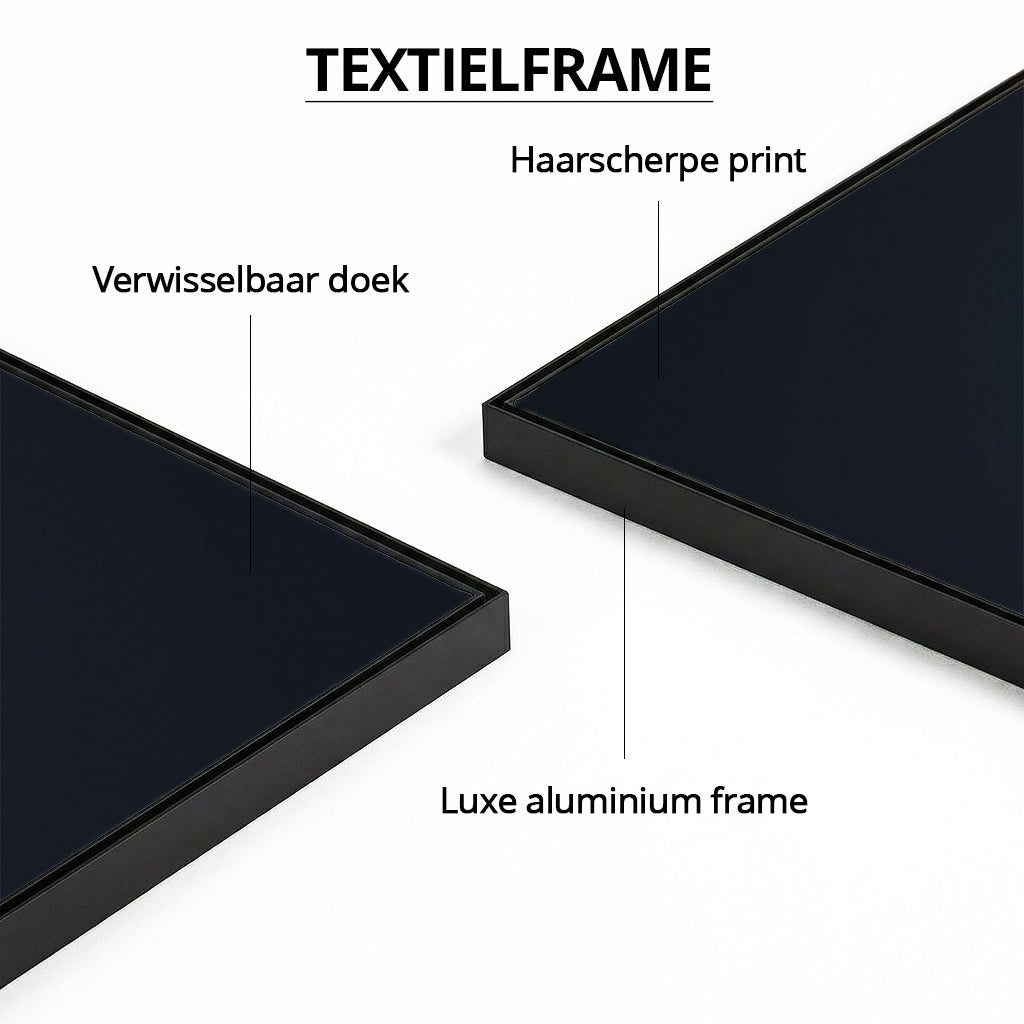 Birth Poster Stork Blue