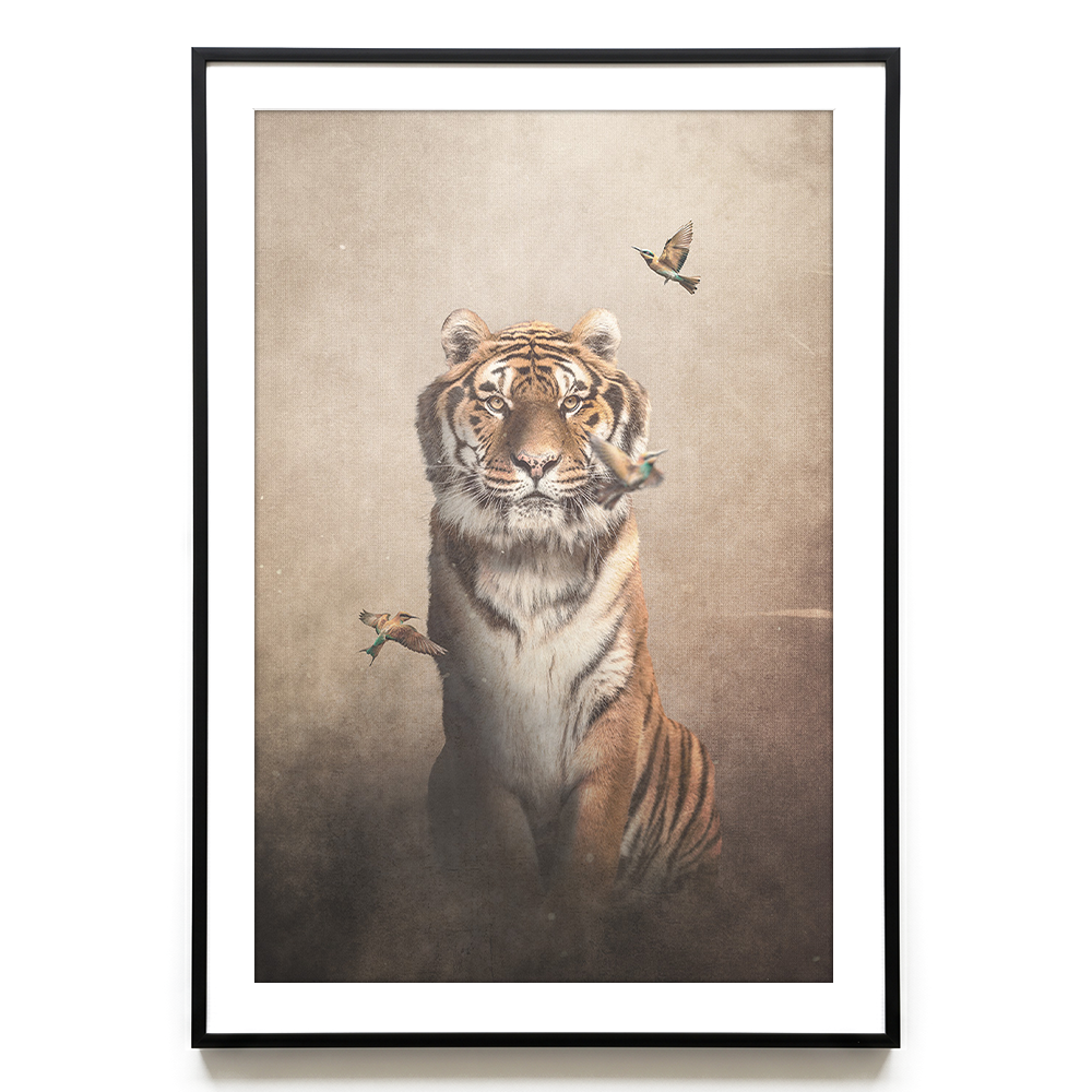 Tiger with Bee-eaters Light EU