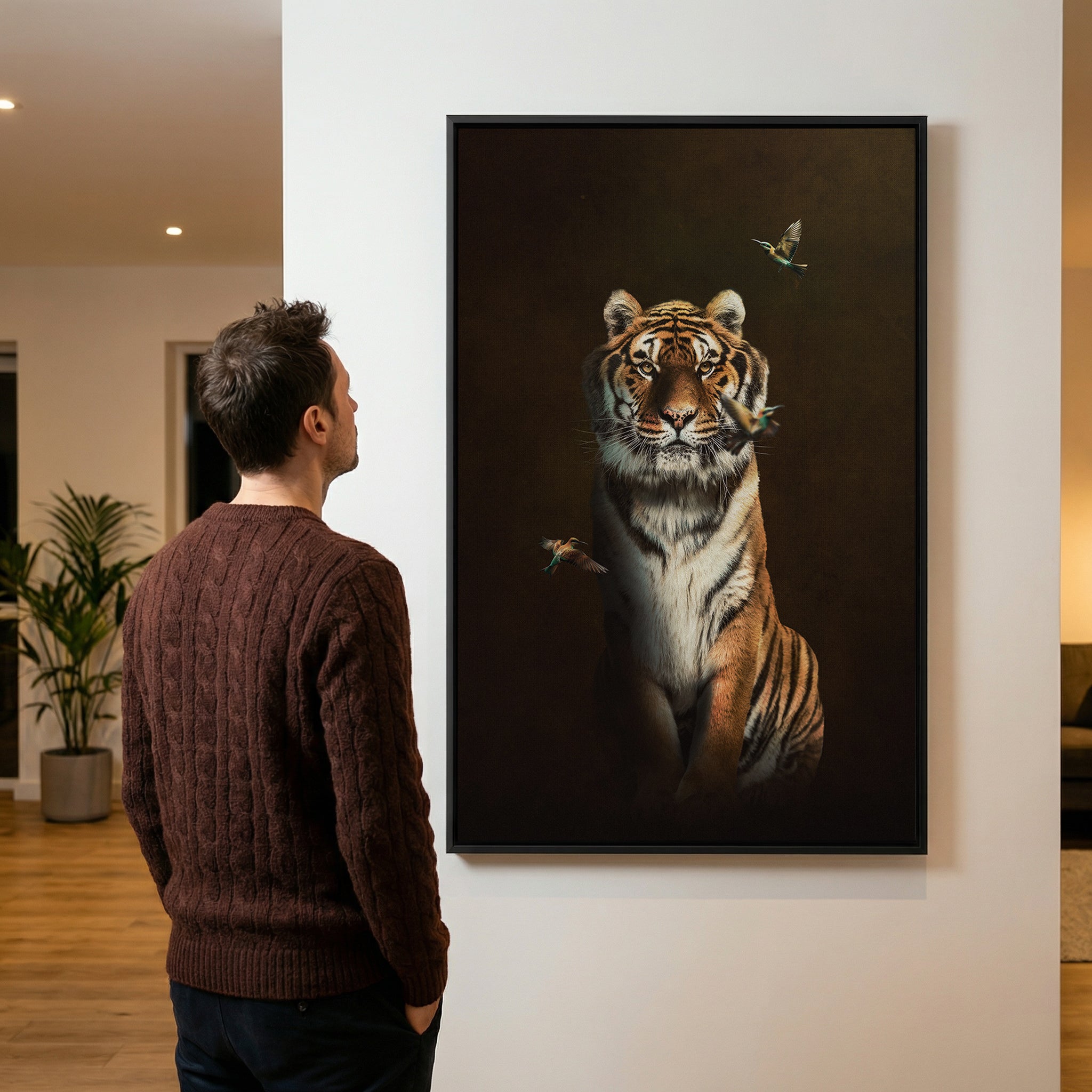 Tiger with Bee-eaters EU